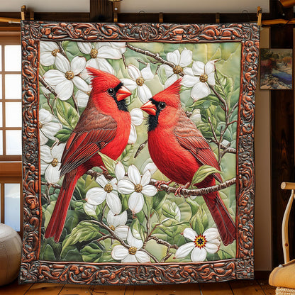 Cardinal Symphony WJ2112005CL Quilt Blanket