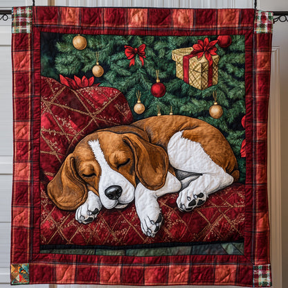 Sleeping Beagle WU0811003CL Quilt Blanket