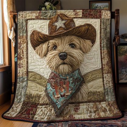 Schnauzer Bandana WN2312006CL Quilt Blanket