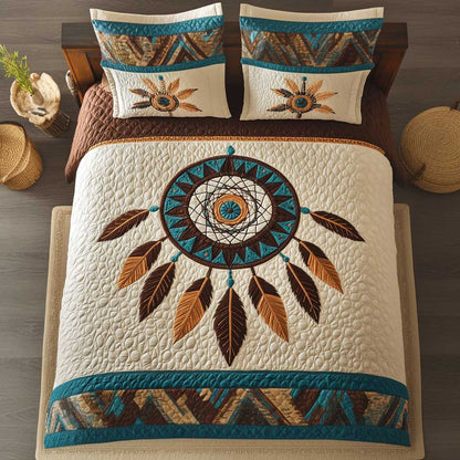 Boho Dreamcatcher WN1702014CL Quilted Bedding Set