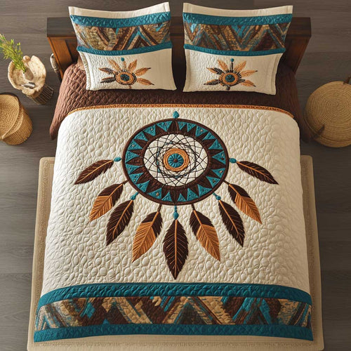 Boho Dreamcatcher WN1702014CL Quilted Bedding Set