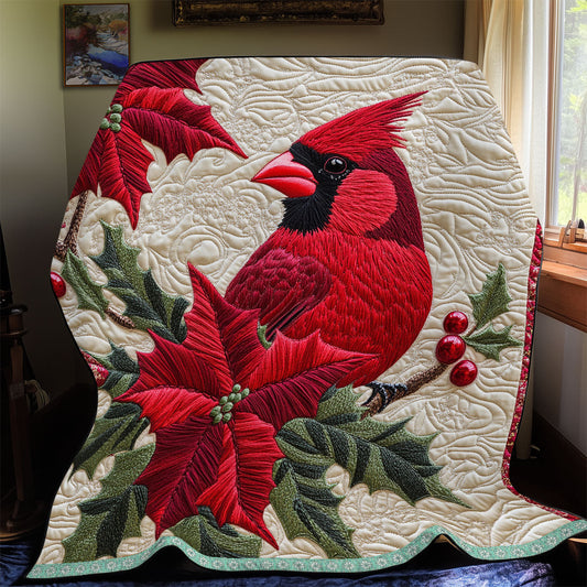 Serene Cardinal WX2412036CL Quilt Blanket