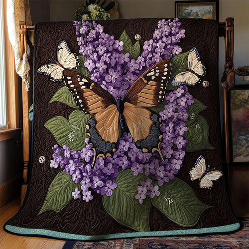 Butterfly Flower WX1411006CL Quilt Blanket