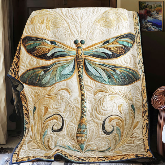 Majestic Dragonfly WX2702103CL Quilt Blanket