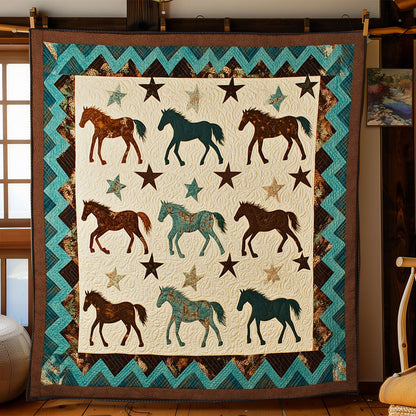 Native Horse WJ0302019CL Quilt Blanket