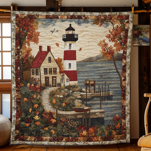 Golden Lighthouse WN0502017CL Quilt Blanket