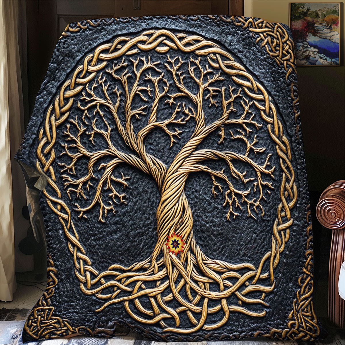 Celtic Spirit Tree WJ1212005CL Quilt Blanket