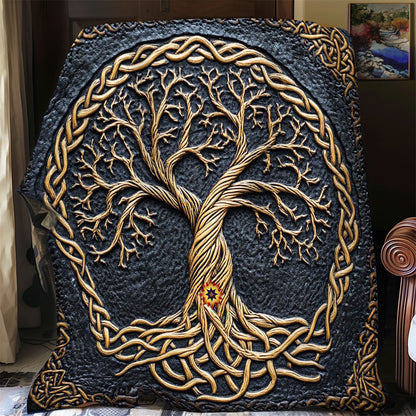 Celtic Spirit Tree WJ1212005CL Quilt Blanket