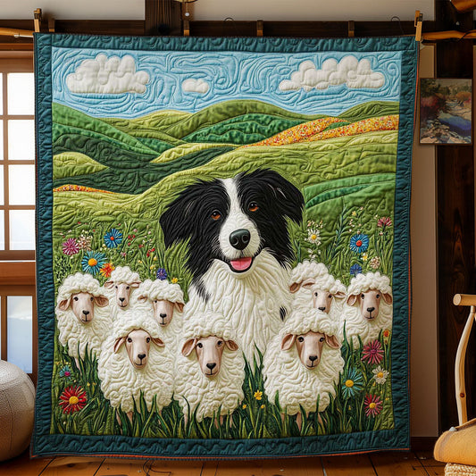 Collie And Flock WN0601089CL Quilt Blanket