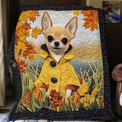 Chihuahua RainCoat CP2905032CL Quilt Blanket