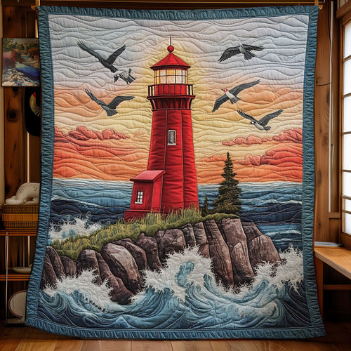 Lighthouse CW0606042CL Quilt Blanket