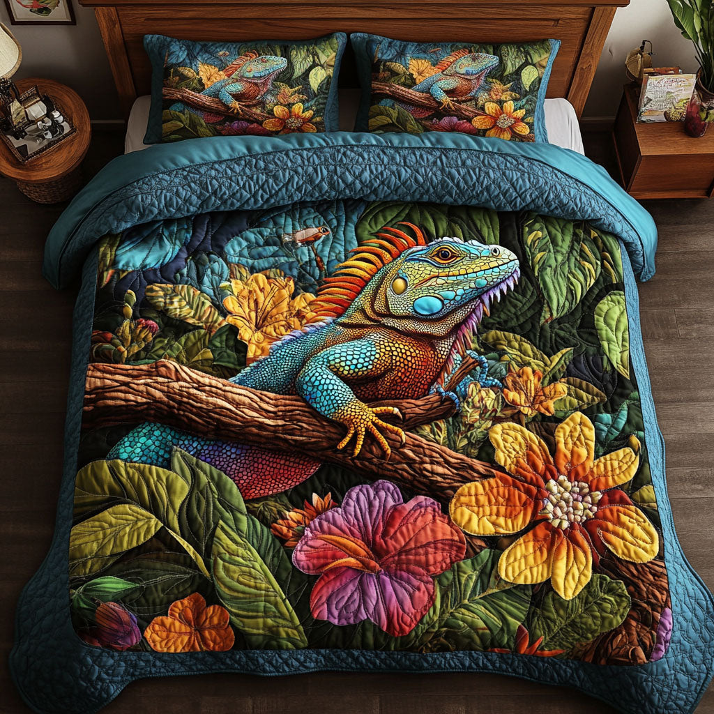 Majestic Gecko In Forest WY0303003CL Duvet Cover Set