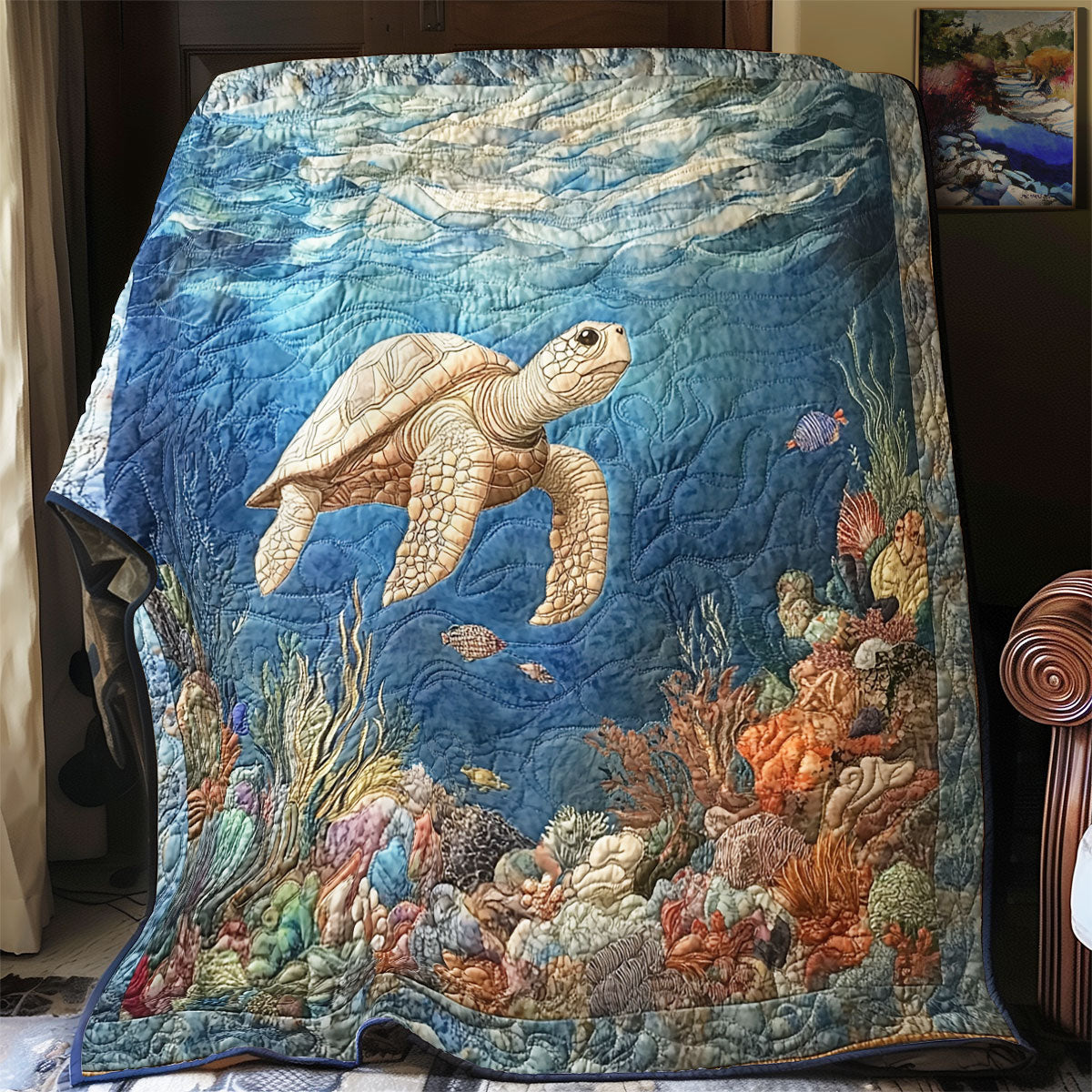 Turtle WX1401044CL Quilt Blanket
