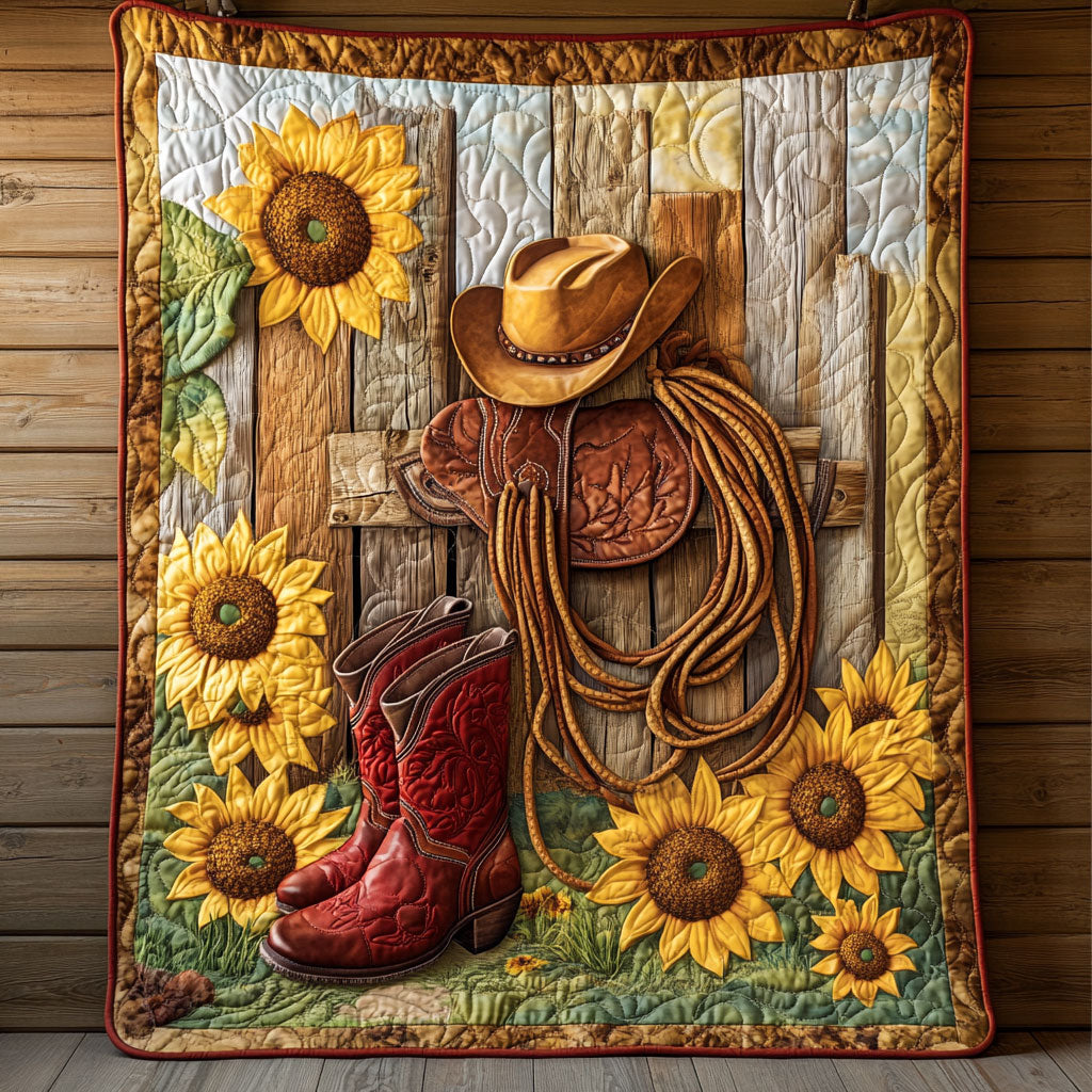 Cowboy Spirit CW0606006CL Quilt Blanket