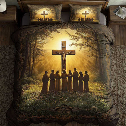 Christianity Family Prayer WN0603039CL Quilted Bedding Set