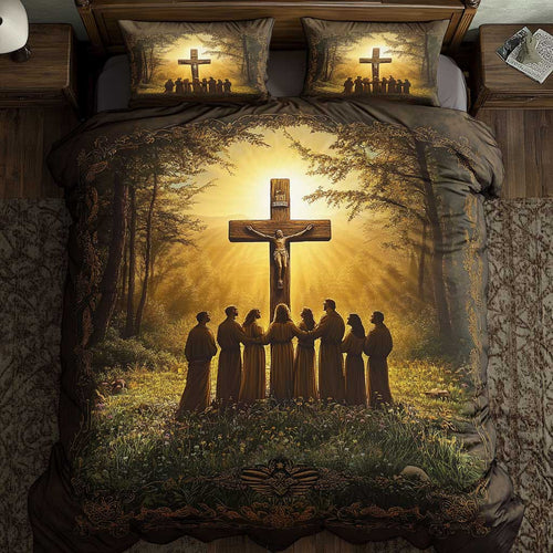 Christianity Family Prayer WN0603039CL Quilted Bedding Set