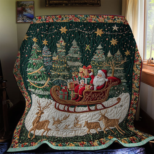 Happy Christmas WX2111027CL Quilt Blanket
