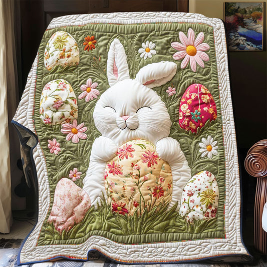 Easter Chubby Bunny WP0701009CL Quilt Blanket