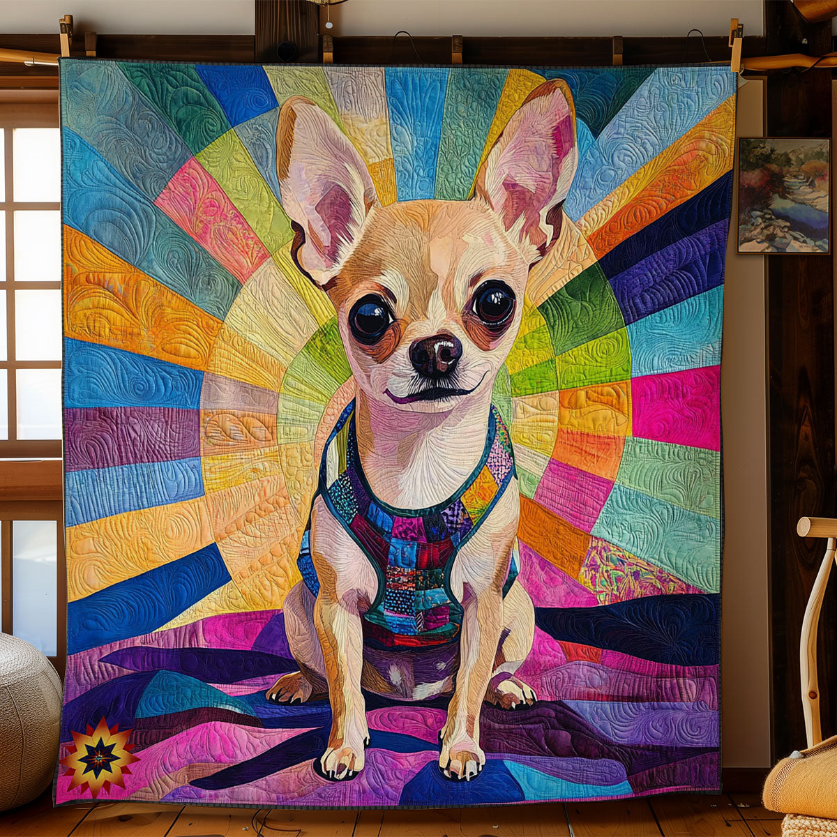 Chihuahua WY2511023CL Quilt Blanket