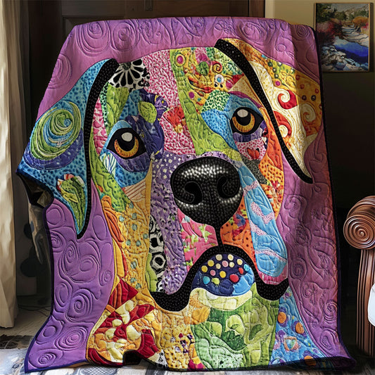 Patchwork Dog WJ2301026CL Quilt Blanket