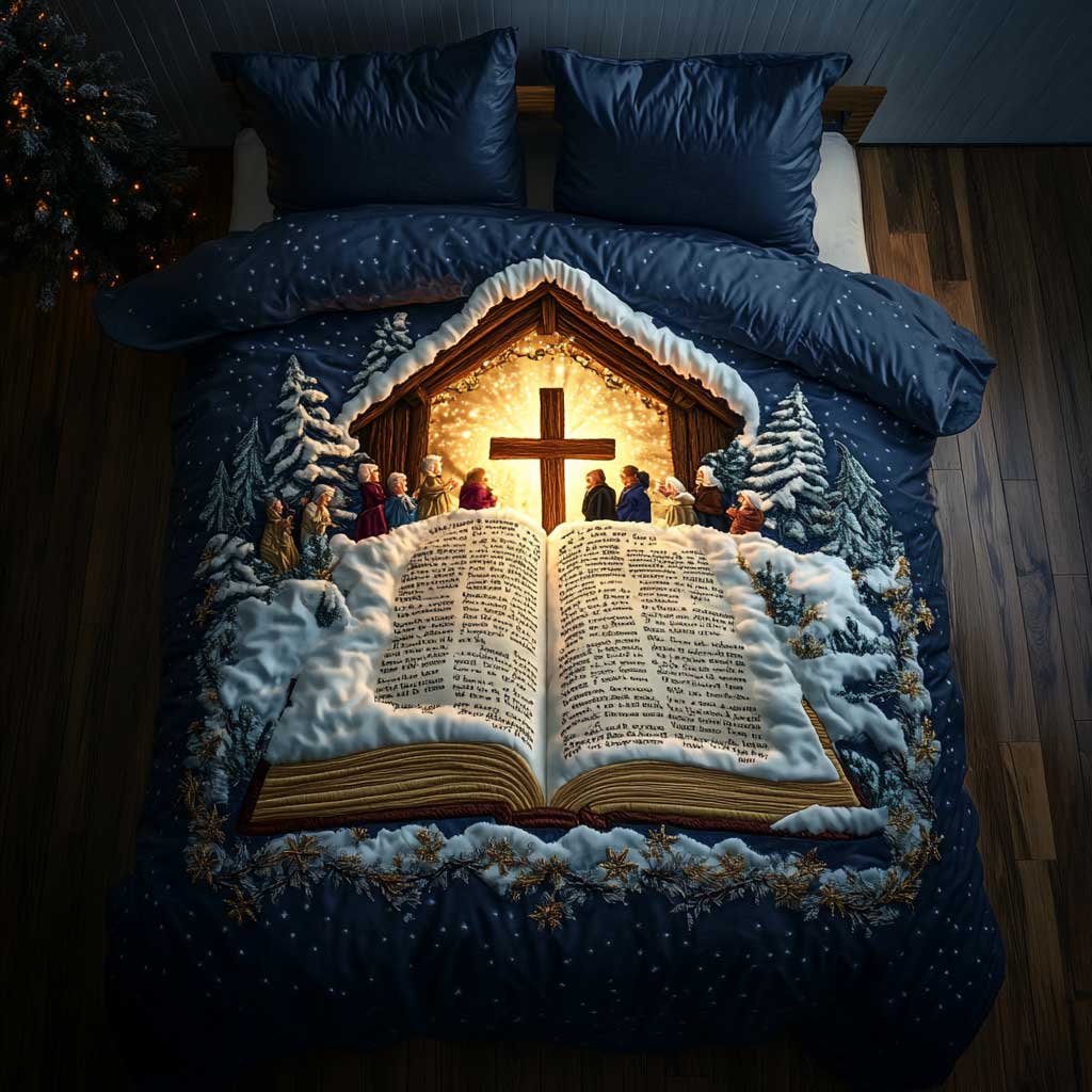 Christianity Sacred Refuge WN0603060CL Quilted Bedding Set