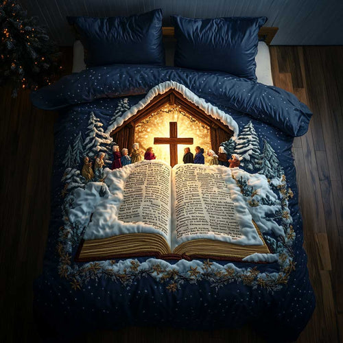 Christianity Sacred Refuge WN0603060CL Quilted Bedding Set