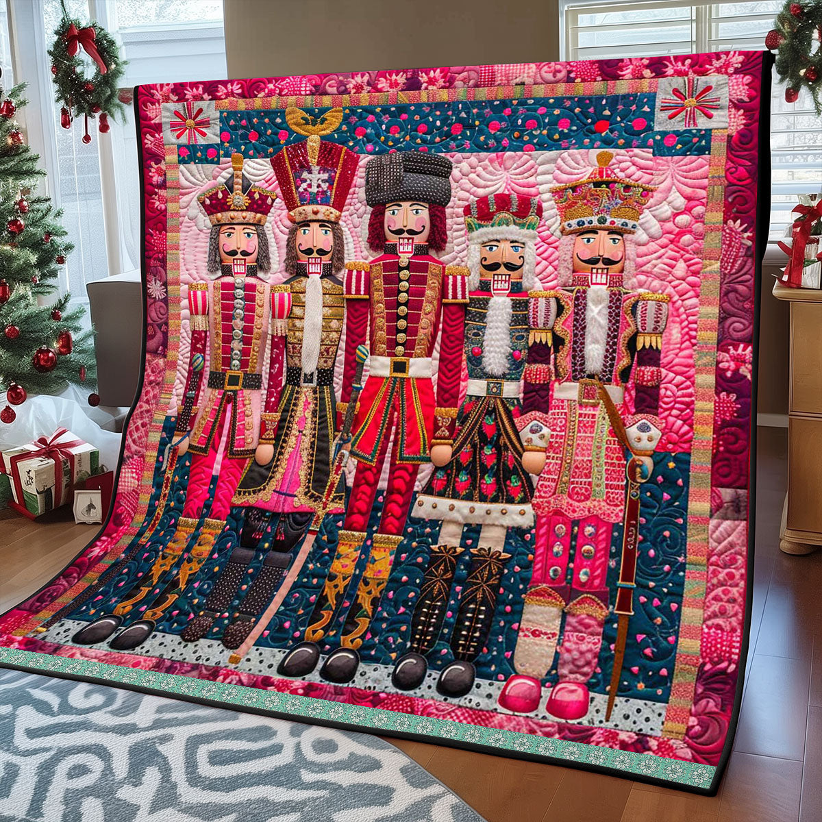 Cute Nutcracker Christmas WP0909004CL Quilt Blanket