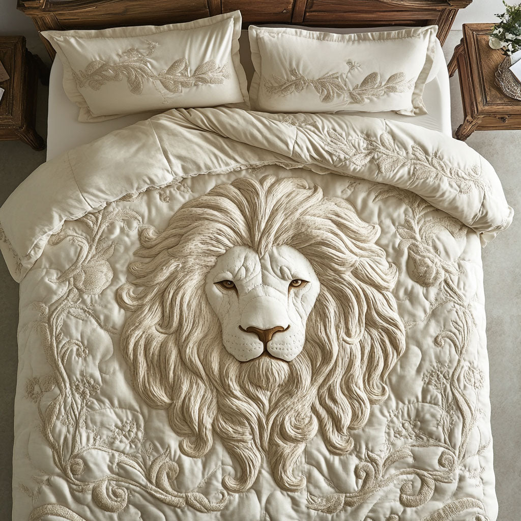 White Lion WY1202062CL Quilted Bedding Set