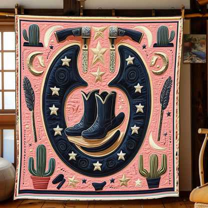 Cowgirl WJ0302001CL Quilt Blanket