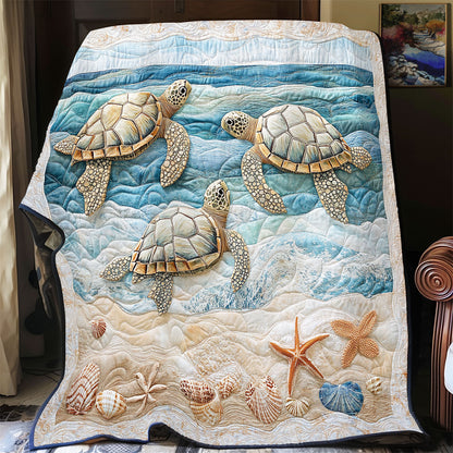 Turtle YR0801038CL Quilt Blanket