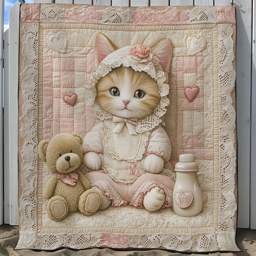 Adorable Kitten XB1203005CL Quilt Blanket
