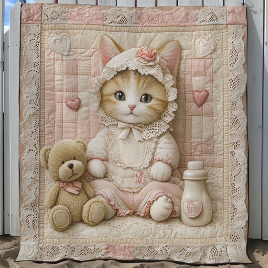 Adorable Kitten XB1203005CL Quilt Blanket