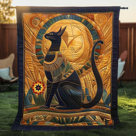 Egyptian Royal Cat WP1110020CL Quilt Blanket