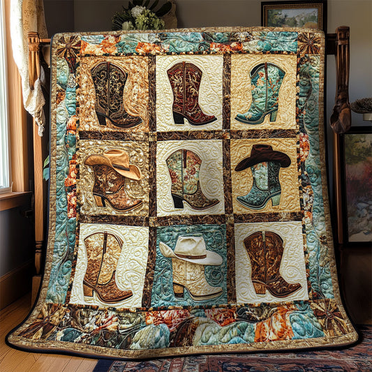 Cowboy Colletion WY1502036CL Quilt Blanket