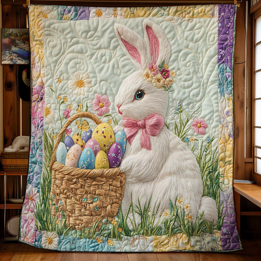 Cute Easter Bunny WY0503101CL Quilt Blanket