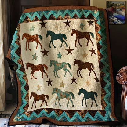 Native Horse WJ0302019CL Quilt Blanket