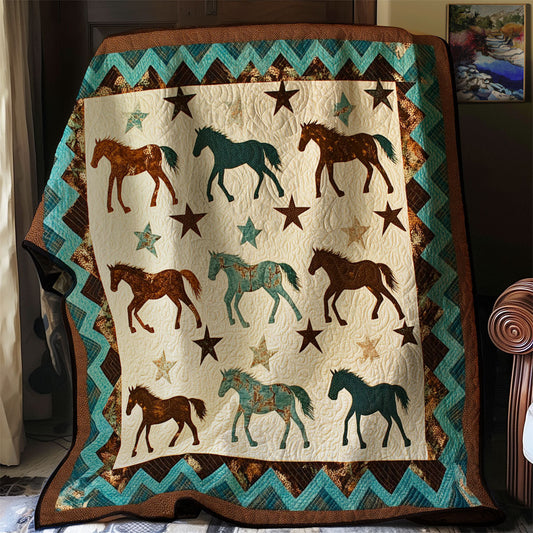 Native Horse WJ0302019CL Quilt Blanket