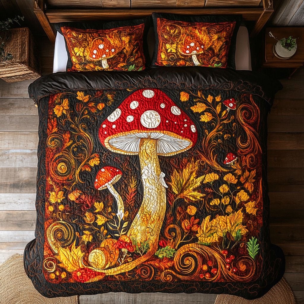 Glorious Mushroom Forest WY2901058CL Duvet Cover Set