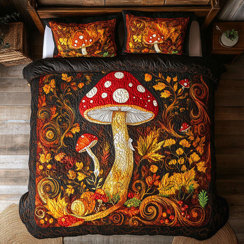Glorious Mushroom Forest WY2901058CL Duvet Cover Set