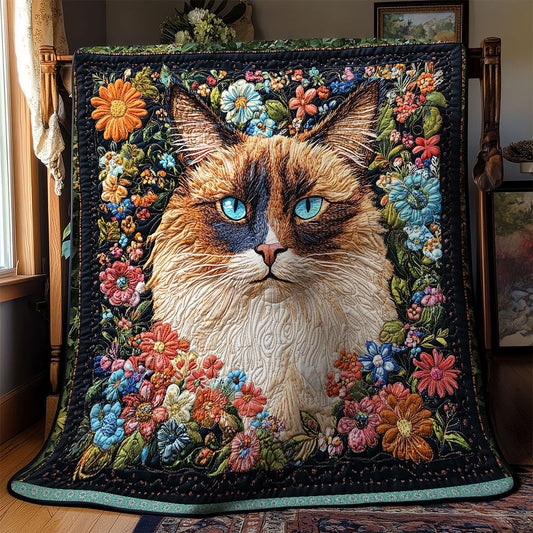 Siamese Flower WT1403126CL Quilt Blanket