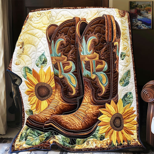 Cowboy Boots WX2301005CL Quilt Blanket