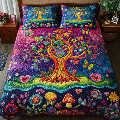 Colorful Forest WY1902003CL Quilted Bedding Set
