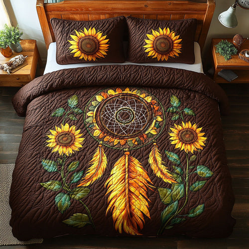 Dreamcatcher In Sunflower Garden WY0802036CL Duvet Cover Set