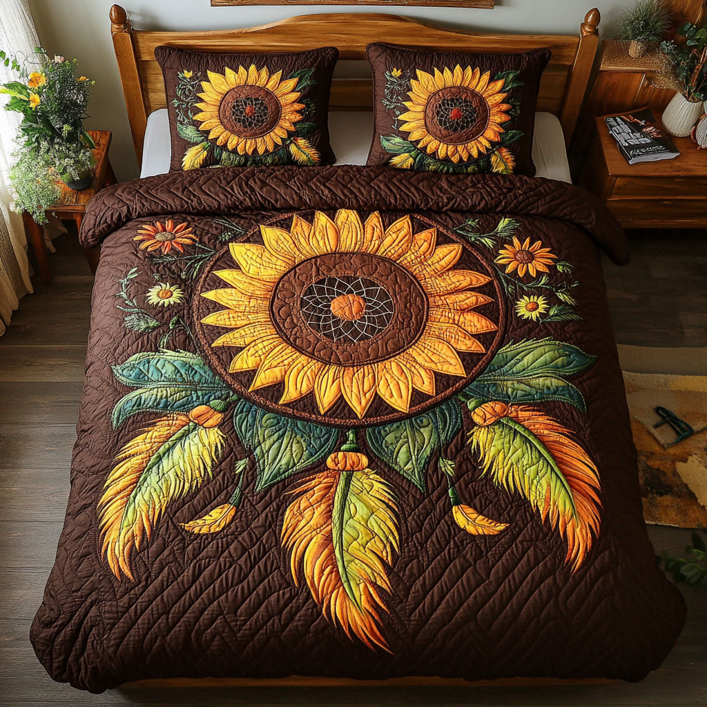 Feather And Sunflower WY0802039CL Duvet Cover Set