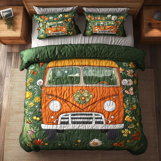 Camping Van WY1202005CL Quilted Bedding Set