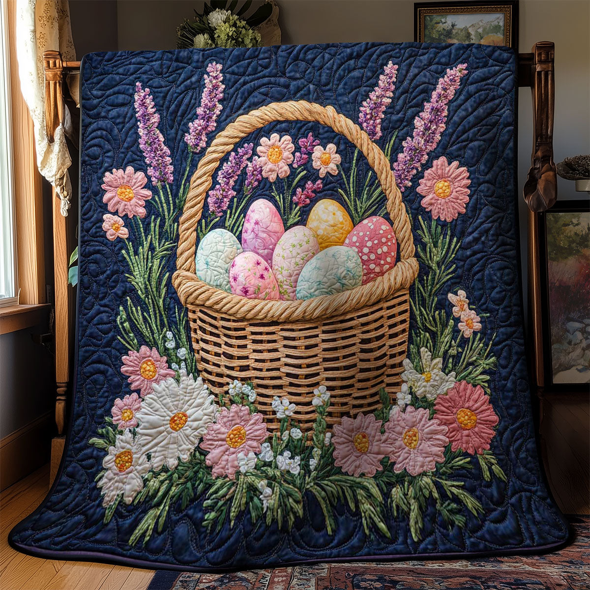 Easter Basket Magic WN1501019CL Quilt Blanket