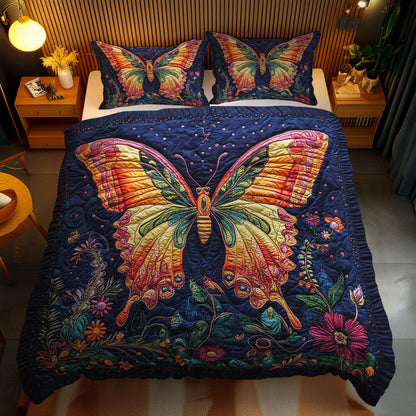 Butterfly Serenade WN1002053CL Quilted Bedding Set