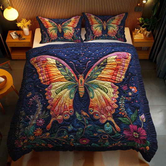 Butterfly Serenade WN1002053CL Quilted Bedding Set