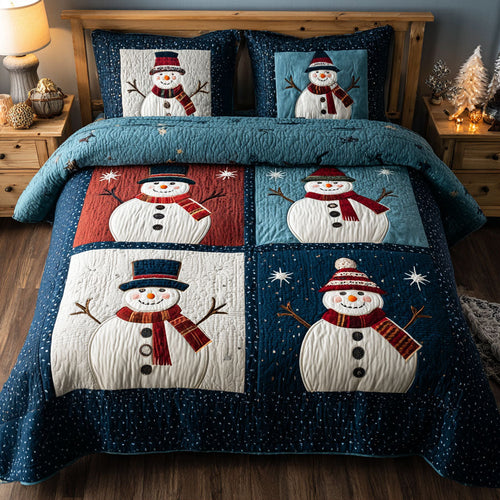 Snowman Holiday CW2410043CL Duvet Cover Set