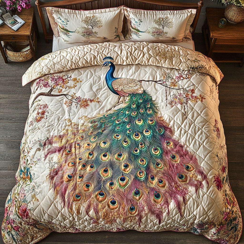 Peacock Wildflower WT1403069CL Duvet Cover Set